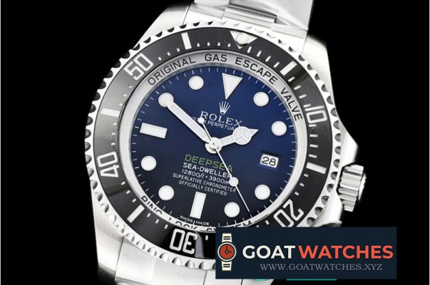 Rolex - Deep Sea Dweller Blue 116660 904L SS/SS ARF Asia 2824