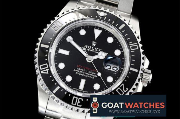 Rolex - Seadweller 126600 43mm 904L SS/SS Single Red GMF A2836