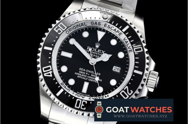 Rolex - DeepSea Dweller 116660 904L SS/SS Black ARF V2 SH3135