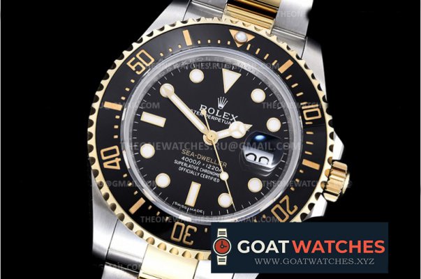 Rolex - Seadweller 126603 43mm 904L YG/SS Blk GMF Asia 3235