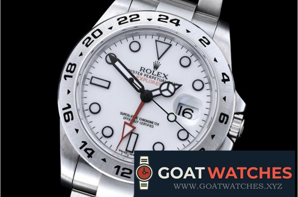 Rolex - Explorer II Ref.216570 SS/SS Wht BP A3187 Mod