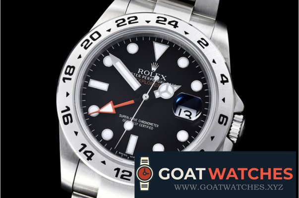 Rolex - Explorer II Ref.216570 SS/SS Black BP A3187 Mod