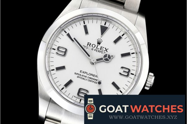 Rolex - Explorer 1 Ref.214270 39mm Ftsy SS/SS Wht BP A3132