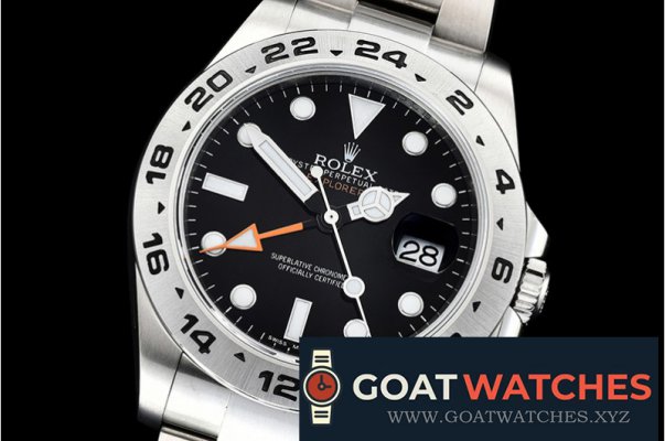 Rolex - Explorer II Ref.216570 SS/SS Black JF V3 Asia 2836