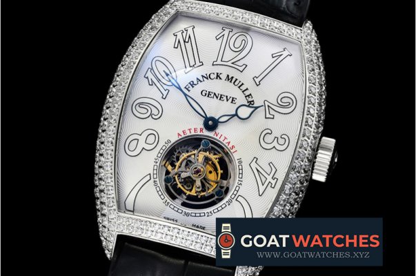 Franck Muller - Aeternitas Tourbillon DIAM/SS/LE Wht Flying Tourbillon