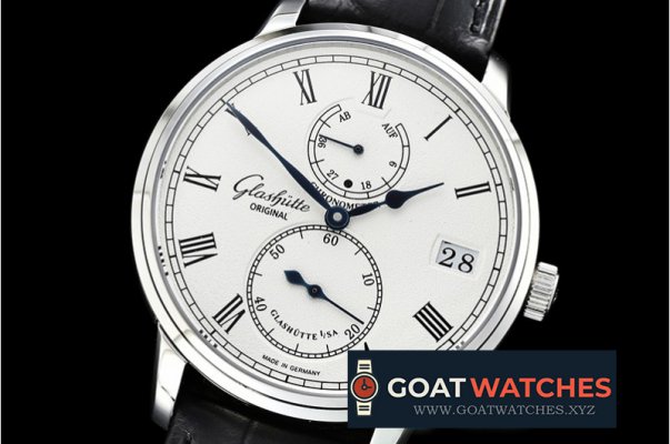 Glashutte - Senator Chronometer Power Reserve SS/LE White Asia HW