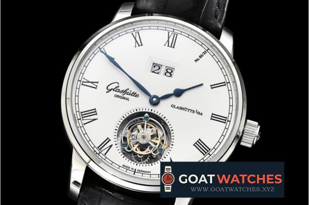 Glashutte - Senator Tourbillon SS/LE White Roman Asia Tourbillon