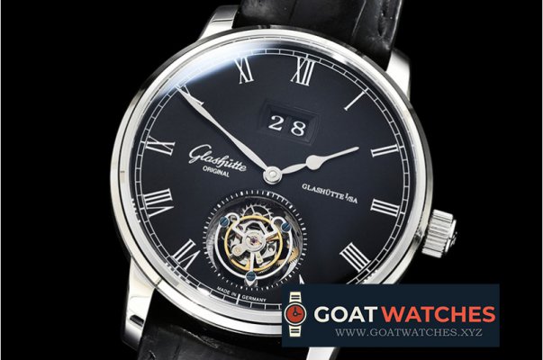 Glashutte - Senator Tourbillon SS/LE Black Roman Asia Tourbillon