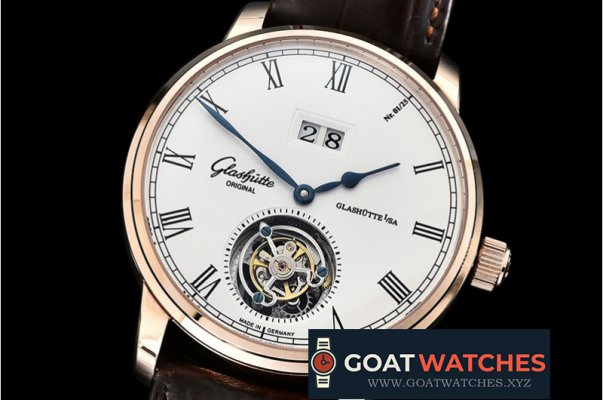 Glashutte - Senator Tourbillon RG/LE White Roman Asia Tourbillon