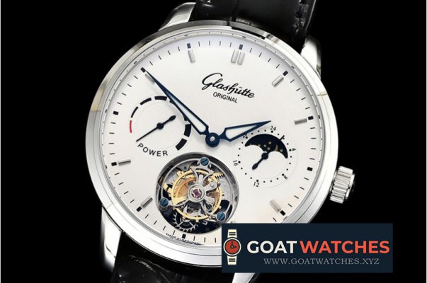 Glashutte - Senator Tourbillon PR SS/LE White Stk Asia Tourbillon