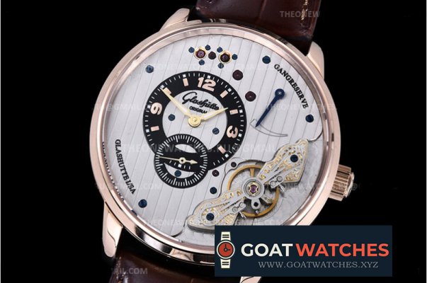 Glashutte - PanoInverse Series RG/LE Wht/Blk TZF Asia 23J Mod