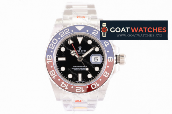 Rolex - GMT II 126719 Oyt 904L SS/SS Blk Noob V11 A3186 CHS