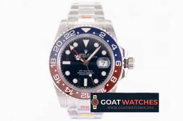 Rolex - GMT II 126719 Oyt 904L SS/SS Blu Noob V11 A3186 CHS