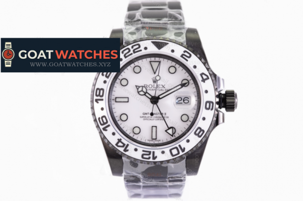 Rolex - GMT II 116710 904 Oys DLC/DLC Wht VRF A3186 CH