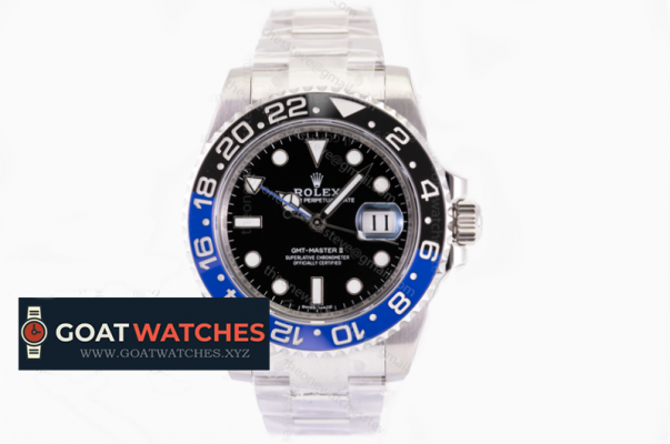 Rolex - GMT II 116710BLNR 904L SS/SS Blk ARF Asia 3186 CHS