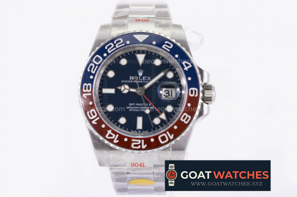 Rolex -GMT II 126719 Oyt 904L SS/SS Blu Noob V11 A3285 CHS