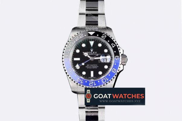 Rolex - GMT II 116710BLNR 904L SS/SS Black TWF A3186 CHS