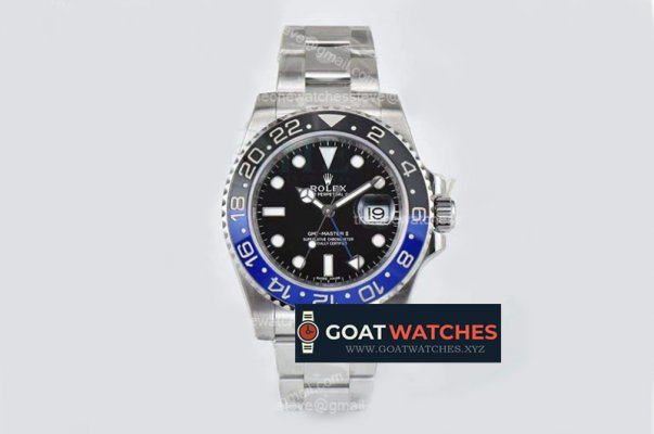 Rolex - GMT II 126710BLNR Oys 904 SS/SS Blk CLEAN VR3186 CHS