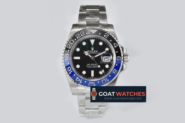 Rolex - GMT II 116710BLNR Oys 904 SS/SS Blk CLEAN VR3186 CHS