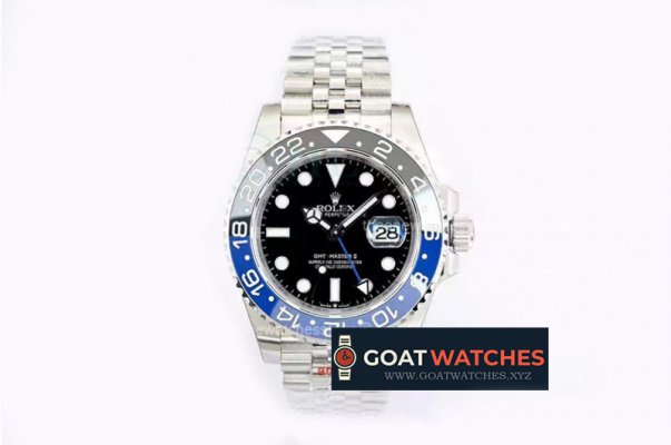 Rolex - GMT II 126710BLNR Jub 904 SS/SS Blk EWF A3186 CH