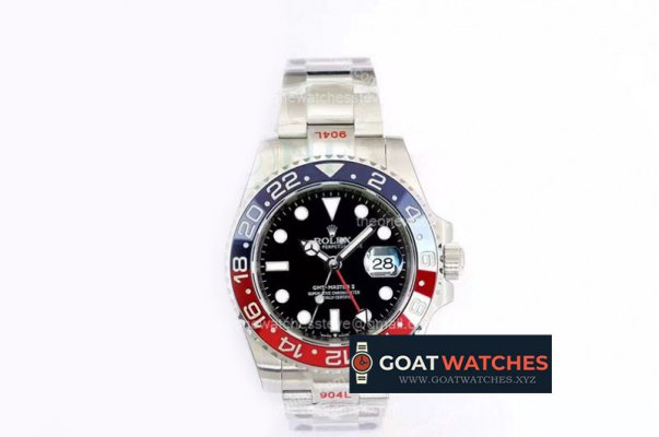 Rolex - GMT II 126710BLRO Pepsi Oys SS/SS EWF A3186 CHS