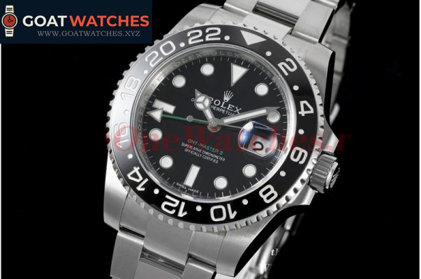 Rolex - GMT Master II 116710LN Black Ceramic 904L Steel APSF Black Dial VR3186