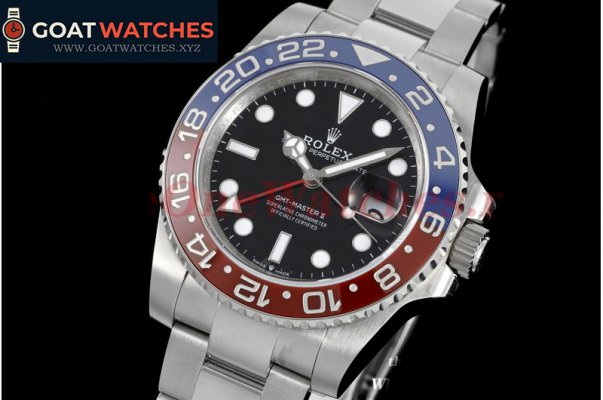 Rolex - GMT Master II 116719 BLRO Red/Blue Ceramic 904L Oyster GMF V5 VR3186