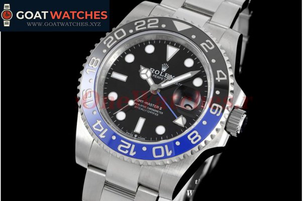 Rolex - GMT Master II 116710 BLNR Black/Blue Ceramic 904L Oyster GMF V5 VR3186