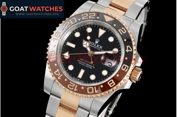 Rolex - GMT Master II 126711 CHNR Brown/Black 904L SS/RG GMF V5 SA3285