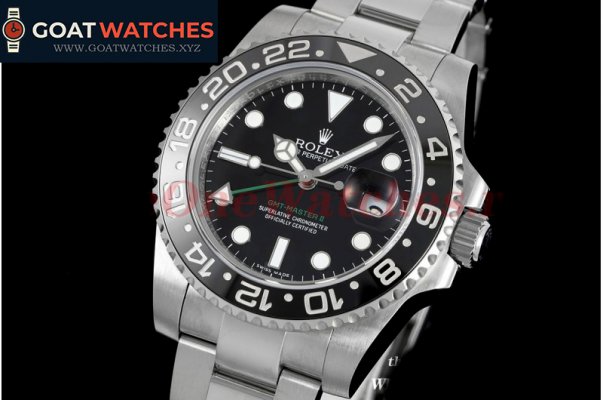 Rolex - GMT Master II 116710LN Black Ceramic 904L Oyster GMF V5 VR3186