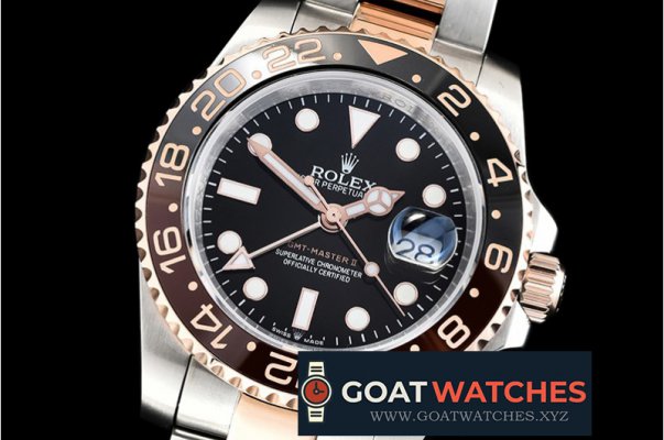 Rolex - GMT Master II Basel 2018 126711 RG/SS Black A2836