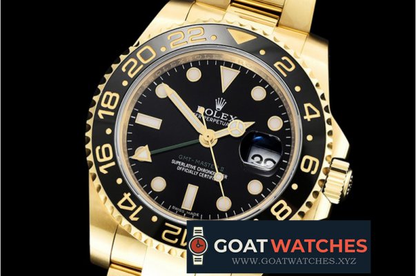 Rolex - GMT Master II Ref.116718LN YG/YG Black EWF A2836