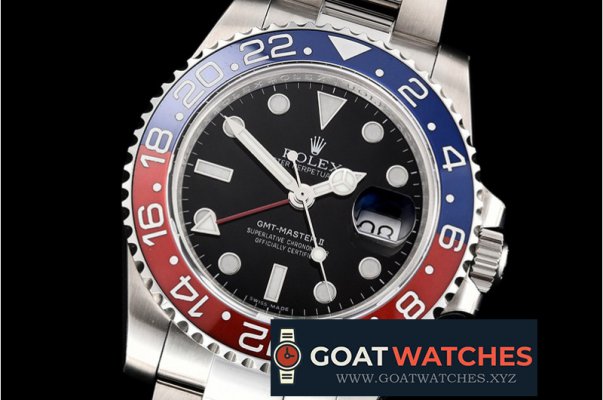 Rolex - GMT Master II 116719BLRO SS/SS Black GMF Asia 2836