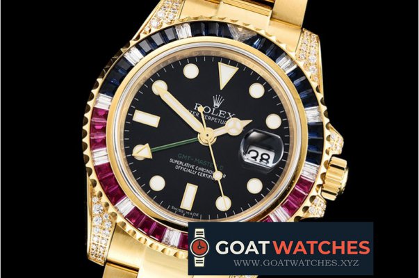 Rolex - GMT Master II Ref.116758 SARU YG/YG Black KSF A2836