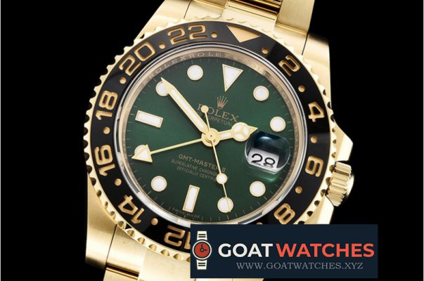 Rolex - GMT Master II 116718LN YG/YG Grn BP Asia 3186 CHS