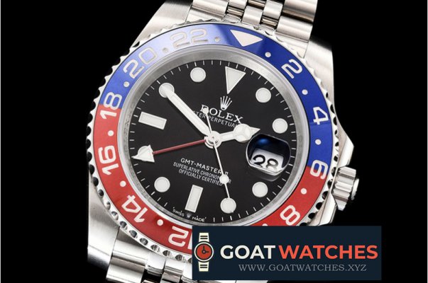 Rolex - GMT II 126710 Pepsi 904L SS/SS GMF Asia 3186 CHS