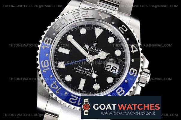 Rolex - GMT II 126710BLNR Oyst 904L SS/SS Noob V2 A3186 CHS