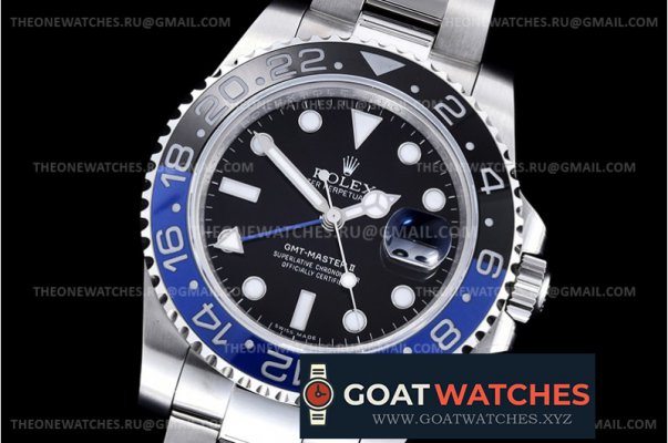 Rolex - GMT II 126710BLNR Oyst 904L SS/SS GMF V3 A3186 CHS