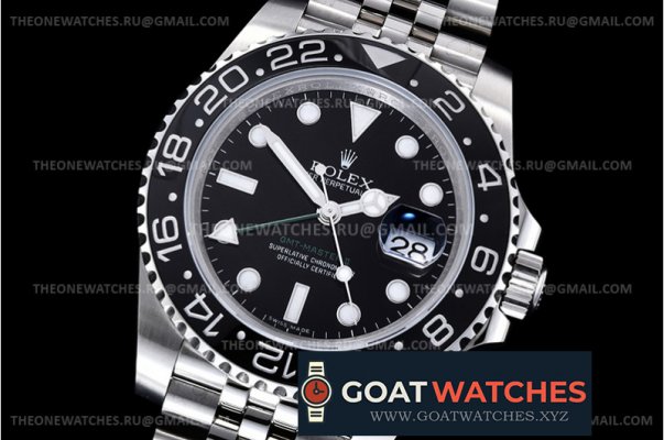 Rolex - GMT II 116710LN 904L Jub SS/SS Blk VRF 1:1 A3186 CHS