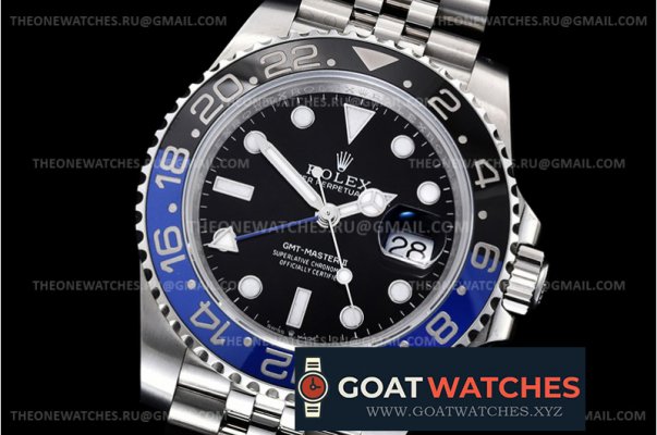 Rolex - GMT II 126710BLNR Jub 904L SS/SS VRF A3186 CHS