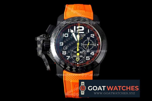 Graham Chronofigher Orange TI/RU 46mm JKF A7750