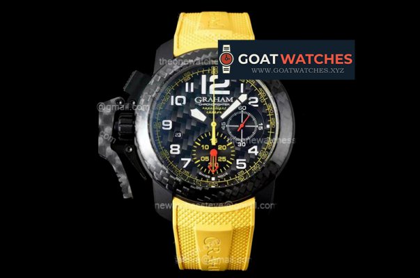 Graham Chronofigher Yellow TI/RU 46mm JKF A7750