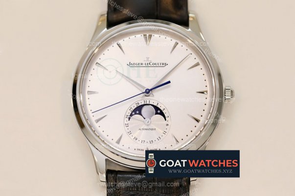 Jaeger Lecoultre - Master Ultra Thin Moonphase Q1368420 SS/LE White GF V4 MY9015