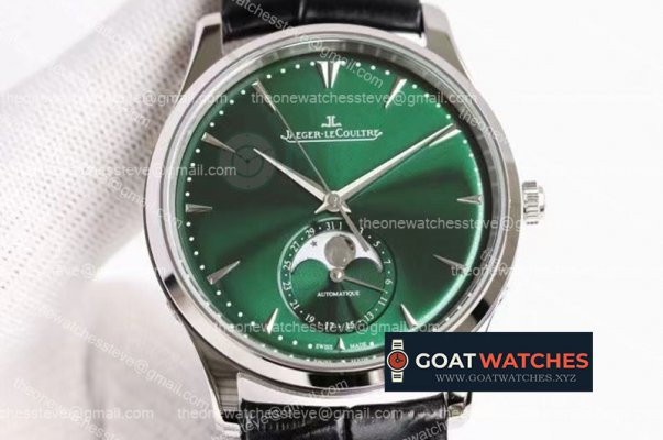 Jaeger Lecoultre - Master Ultra Thin Moonphase SS/LE Green Cal.925