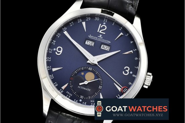 Jaeger LeCoultre - Master Ultra Thin Moonphase SS/LE Blue KMF A2824