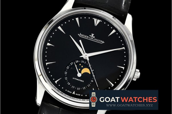 Jaeger LeCoultre - Master Ultra Thin Moonphase SS/LE Black ZF 1:1 MY9015