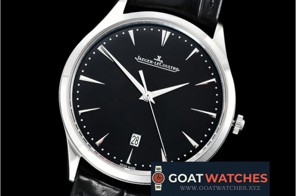 Jaeger LeCoultre - Master Ultra Thin Date SS/LE Black ZF 1:1 MY9015 Mod