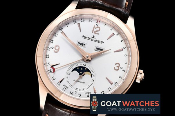 Jaeger LeCoultre - Master Calendar Moonphase RG/LE White OMF MY9015 Mod