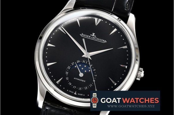 Jaeger LeCoultre - Master Ultra Thin Moonphase SS/LE Black GF 1:1 MY9015