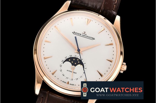 Jaeger LeCoultre - Master Ultra Thin Moonphase RG/LE White GF 1:1 MY9015